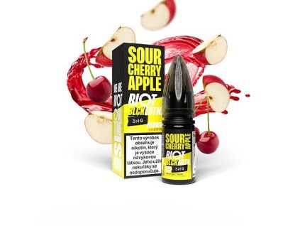 Riot S:ALT Hybrid Sour Cherry & Apple (Třešeň & zelené jablko) 10ml intenzita nikotinu 5mg tabáková nálepka Kolek Q