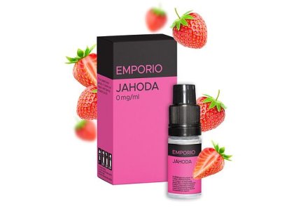 Emporio Jahoda 10ml intenzita nikotinu 0mg