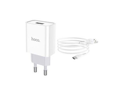 Nabíječka Hoco C81 Asombroso USB-C (5V / 2,1A) (Bílá)