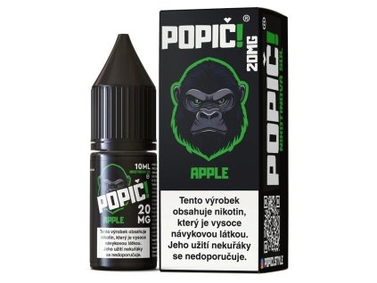 Popič! - Salt e-liquid - Apple - 10ml - 20mg, produktový obrázek.