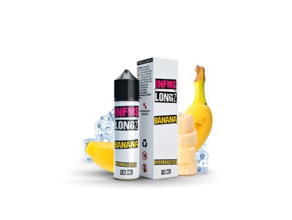 Infamous LongZ - S&V - Banana - 10ml, produktový obrázek.