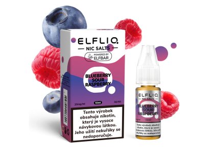 Elfliq Salt Blueberry Sour Raspberry (Borůvka a malina) 10ml 20mg
