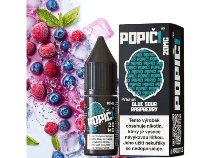 liquid popic salt blue sour raspberry 10ml 20mg