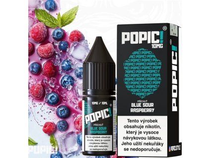 liquid popic salt blue sour raspberry 10ml 10mg