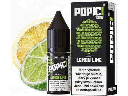 liquid popic salt lemon lime 10ml 10mg