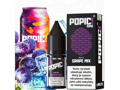 liquid popic salt grape mix 10ml 20mg