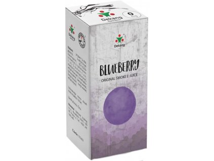 dekang blueberry 10ml 0mg boruvka