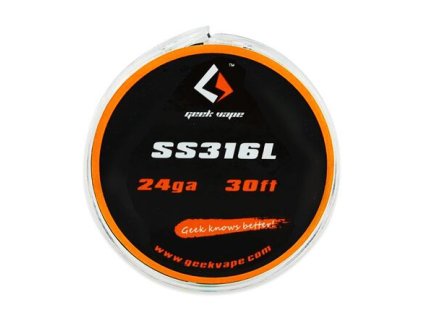 SS316L - odporový drát 0,5mm 24GA (10m) - GeekVape