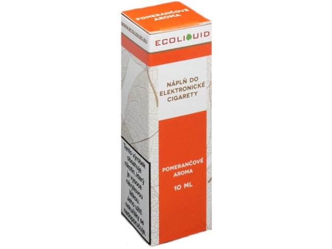 Liquid Ecoliquid Orange 10ml - 12mg (Pomeranč)