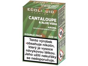 Liquid Ecoliquid Premium 2Pack Cantaloupe & Aloe Vera 2x10ml - 0mg