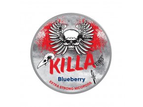 KILLA - nikotinové sáčky - Blueberry - 16mg /g, produktový obrázek.