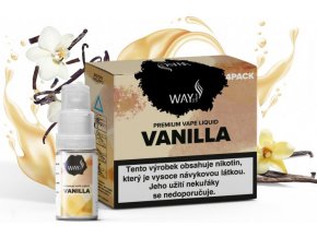 Liquid WAY to Vape 4Pack Vanilla 4x10ml-6mg