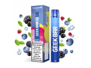 Elektronická cigareta: GEEK BAR E600 Disposable Pod (Mixed Berries Ice)