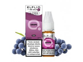Elf Bar Elfliq - Salt e-liquid - Grape - 10ml - 10mg, produktový obrázek.