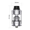 Clearomizér Vapefly Kriemhild II Sub Ohm Tank (4ml) (Černý)