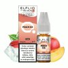 Elf Bar Elfliq - Salt e-liquid - Peach ICE - 10ml - 10mg, produktový obrázek.