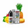 Infamous Saltz Pineapple Mango (Ananas a mango) 10ml intenzita nikotinu 20mg tabáková nálepka Kolek Q