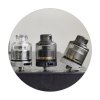 GAS MODS Kree 24 RTA clearomizér Silver 3,5ml