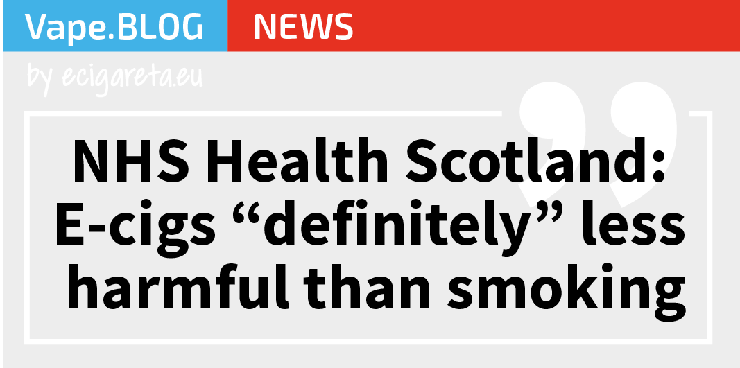 NHS Health Scotland: E-cigarety jsou "rozhodně" méně škodlivé než kouření