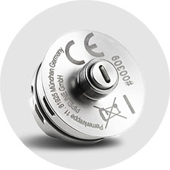 Standardní 510 závit Arcana 22 RTA pro univerzální kompatibilitu s mody