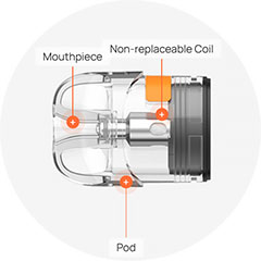 Aspire Pixo Pod Cartridge specifikace a parametry produktu