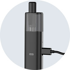 Aspire Vilter POD, usb-c nabíjení.