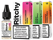 E-liquidy Ritchy Salt. Variace produktů.