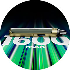 Integrovaná baterie 1600 mAh elektronické cigarety Lost Vape Thelema Aura S