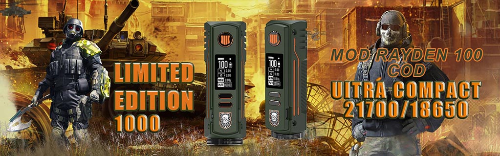 Mod Rayden 100 COD Limited Edition V1.5, banner.