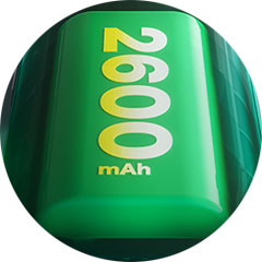 OXVA Vprime Pod Kit, baterie.