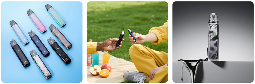 Kompletní balení OXVA Xlim GO 2 s cartridge a příslušenstvím