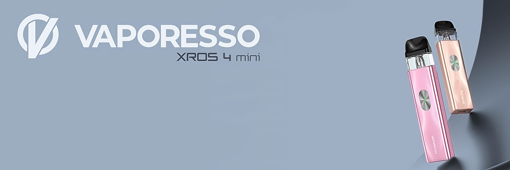 Vaporesso XROS 4 Mini. Banner.