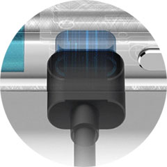 Super Charge rychlé nabíjení 3A přes USB-C port Vaporesso XROS 5