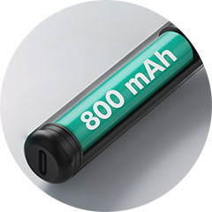 VooPoo Doric Galaxy S1, baterie.