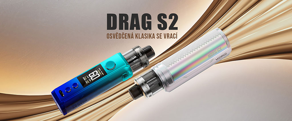 VooPoo Drag S2, banner.