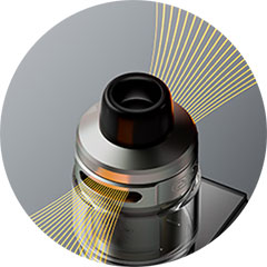 Horní airflow systém VooPoo UFORCE-X s plynulou regulací průtoku vzduchu