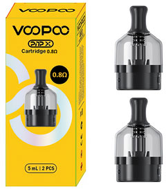 VooPoo PnP-X 0,8 Ω pod cartridge – parametry a specifikace