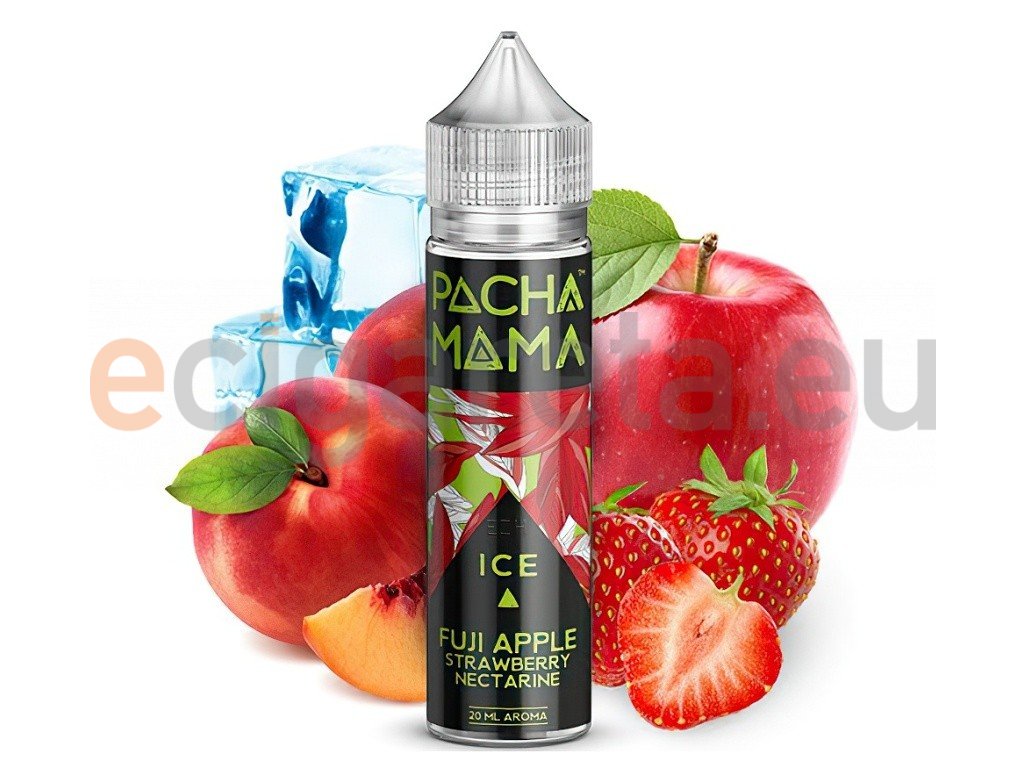 Pacha Mama - Fuji Apple Strawberry Nectarine ICE - Shake and Vape - 20ml |  ecigareta.eu