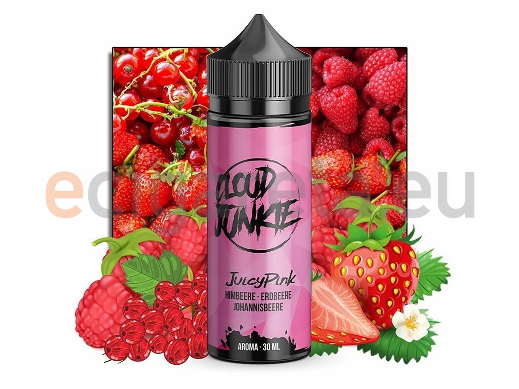 CloudJunkie - JuicyPink - Shake and Vape - 30ml, produktový obrázek.