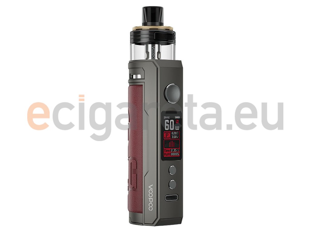 VOOPOO Drag X PnP-X Pod Kit - 18650 - 80W (Knight Red), produktová fotografie.