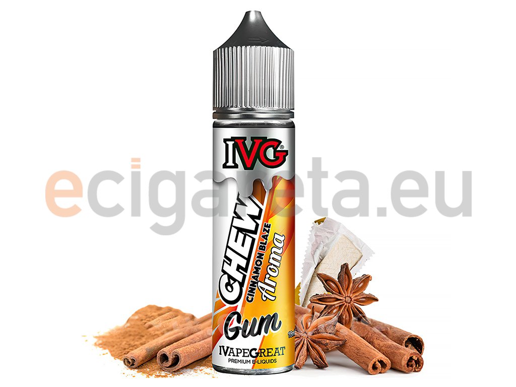 IVG - Chew Series - S&V - Cinnamon Blaze (Skořicová žvýkačka) - 18ml, produktový obrázek.