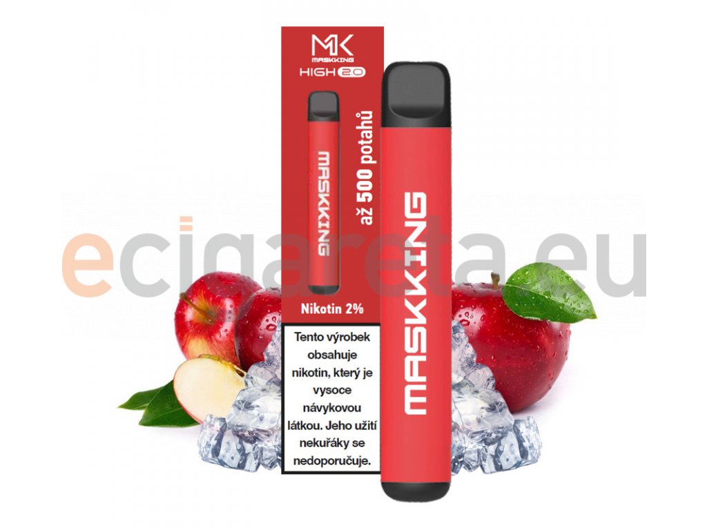 Elektronická cigareta: Maskking High 2.0 Disposable (Red Apple) |  Ecigareta.eu - Elektronické cigarety a vše k vapování