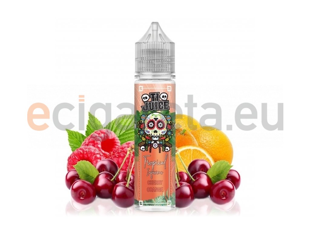 TI Juice Tropical Infusions - Shake & Vape - Cherry Orange - 12ml, produktový obrázek.