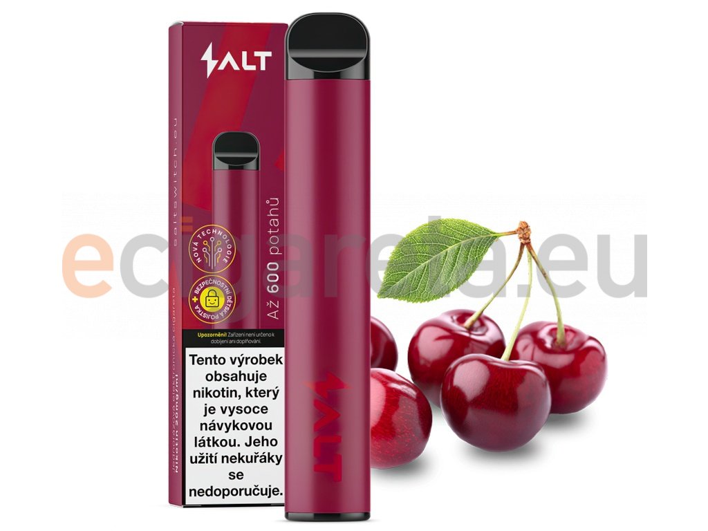 Salt SWITCH Disposable Pod Kit - Třešeň (Cherry), produktový obrázek.
