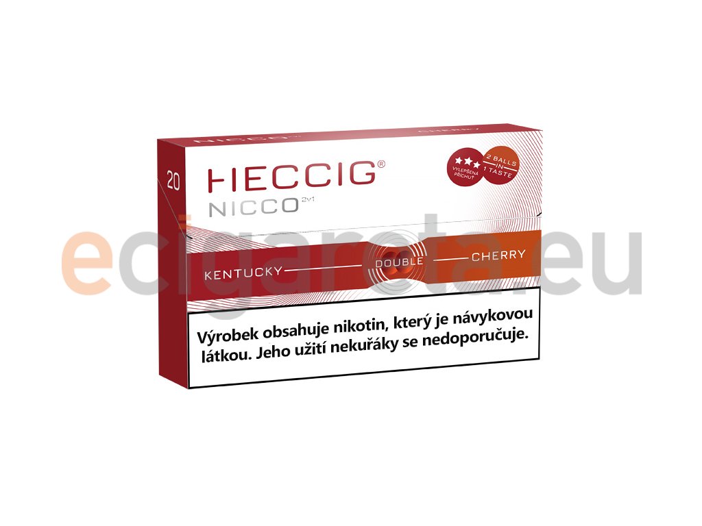Heccig Nicco 2v1 - Cherry  (Třešeň s trochou máty), produktový obrázek.