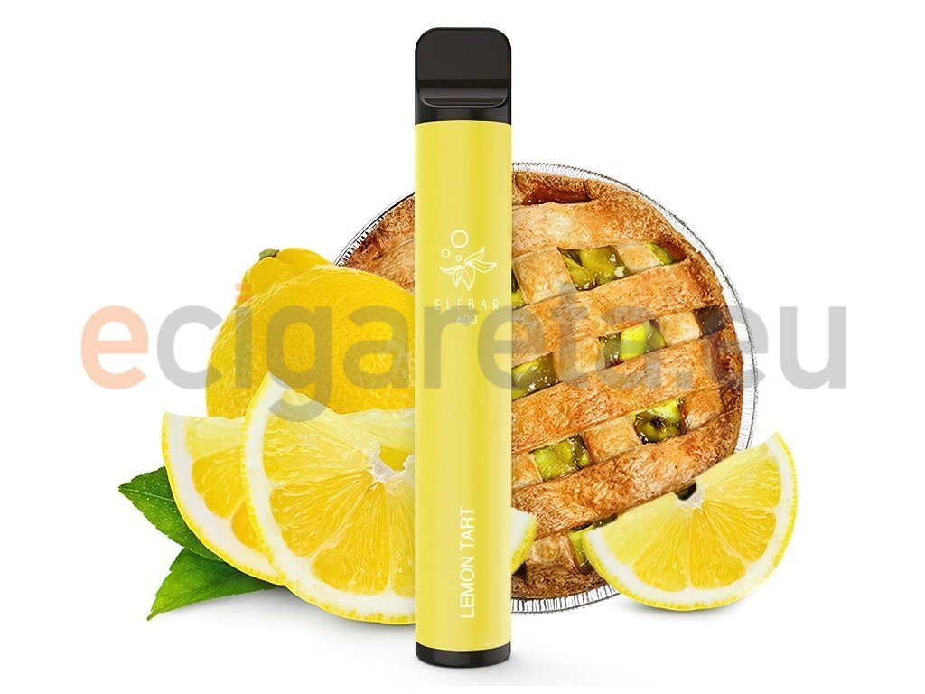 Elf Bar 600 - 20mg - Lemon Tart (Citrónový koláč), produktový obrázek.