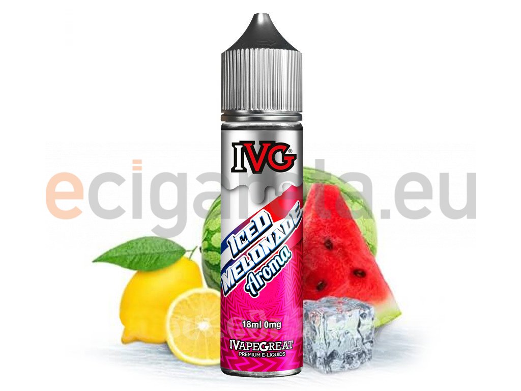 IVG - Crushed Series - S&V - Iced Melonade (Chladivá melounová citronáda) - 18ml, produktový obrázek.