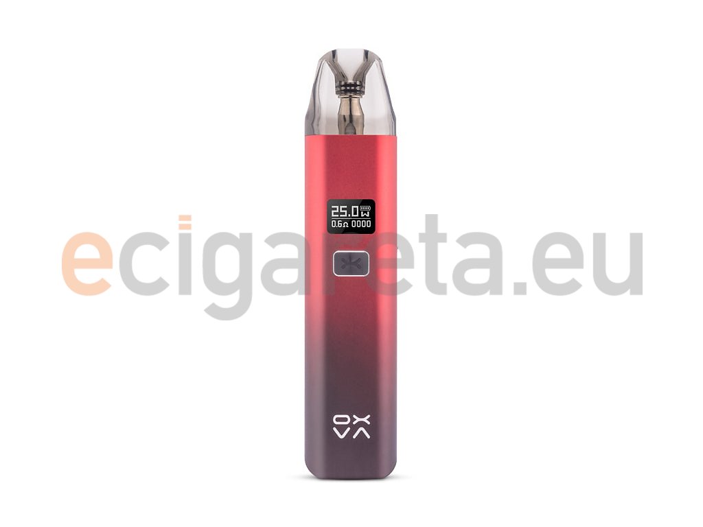 Oxva Xlim V2 - Pod Kit 900mAh - Black Red, produktový obrázek.