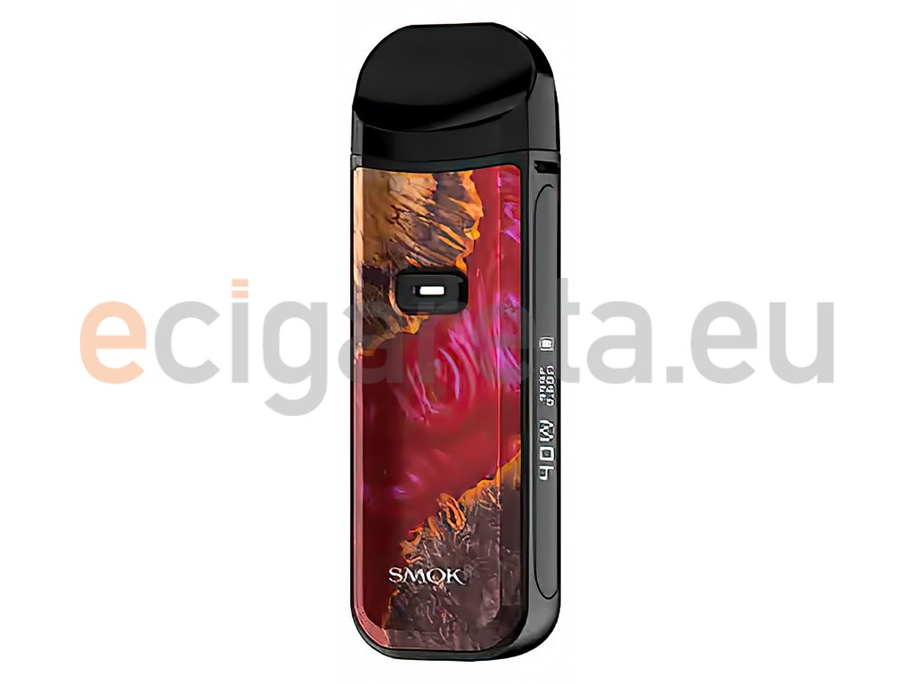 Smoktech Nord 2 - Pod Kit - 40W 1500mAh - Red Stabilizing Wood), produktový obrázek.