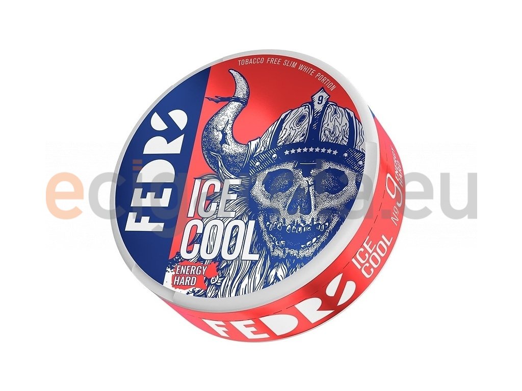 FEDRS - nikotinové sáčky - ICE Cool Energy - Hard - 65mg /g, produktový obrázek.